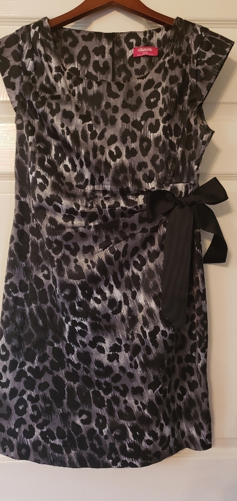 Gray & Black Leopard Dress